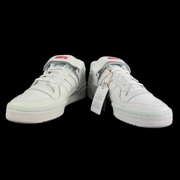 Adidas Forum Low Cloud White Almost Blue Shoes HQ4537 Men's Sizes 11.5 - 13 - Picture 8 of 9